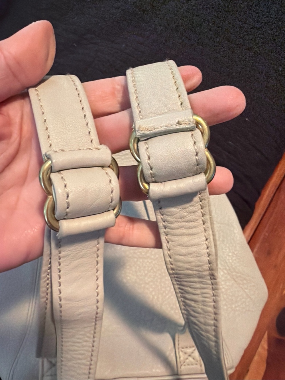 Vintage Coach Sonoma Drawstring Backpack N5E-4911 4911 EUC Pebbled Leather Italy - Picture 10 of 10